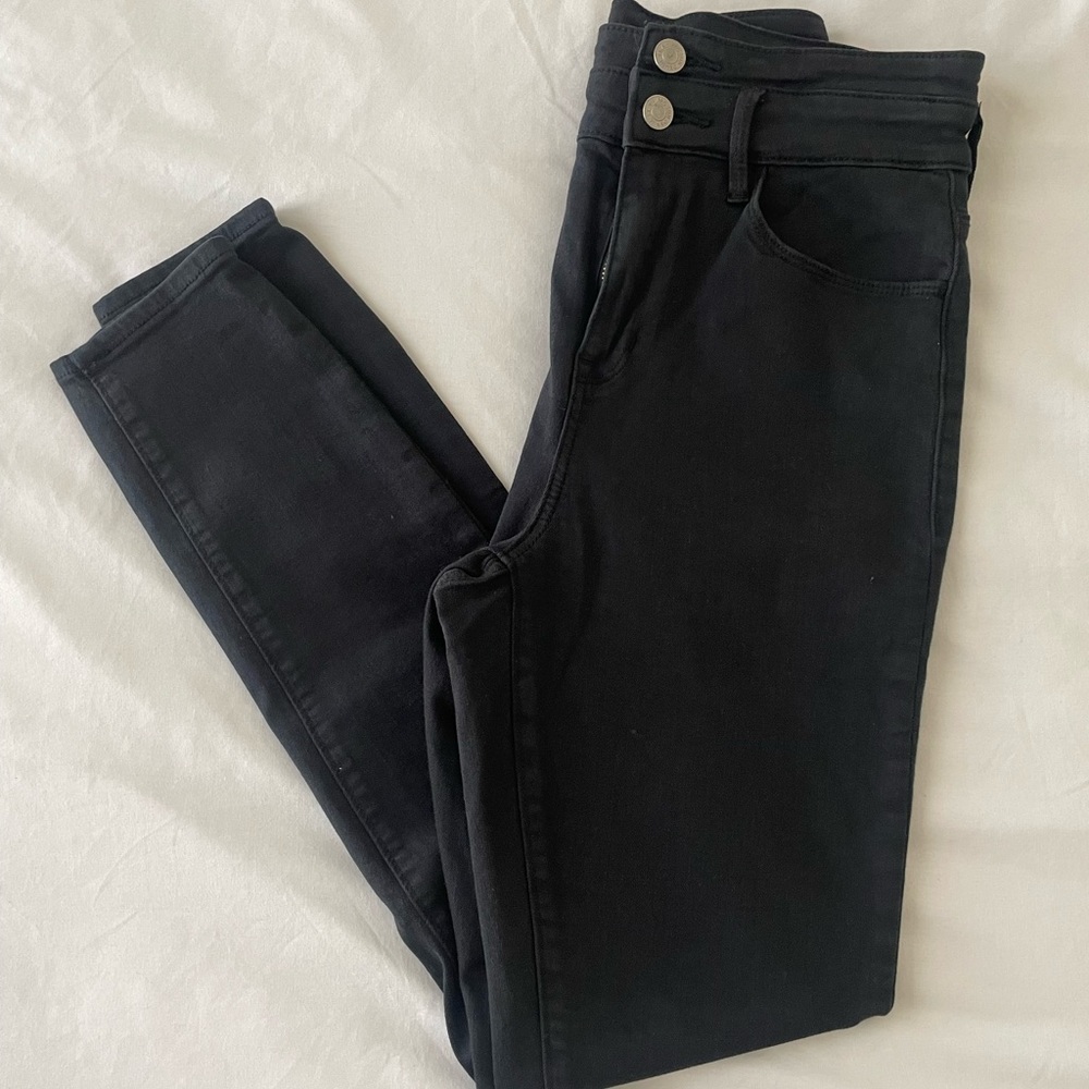 PacSun Women’s Super High Rise Black Skinny Jeans size 25